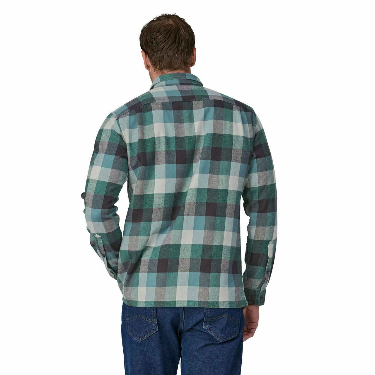 Organic Cotton Midweight Fjord Flannel Long Sleeve Guides/Nouveau Green