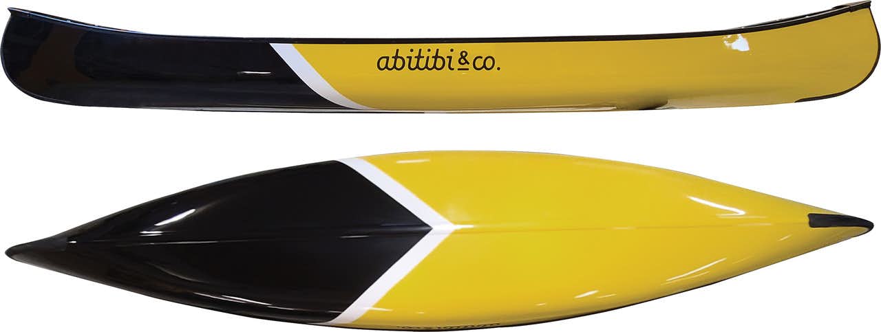 Prospector 16 Fiberglass Magtogoek Canoe Yellow/Black