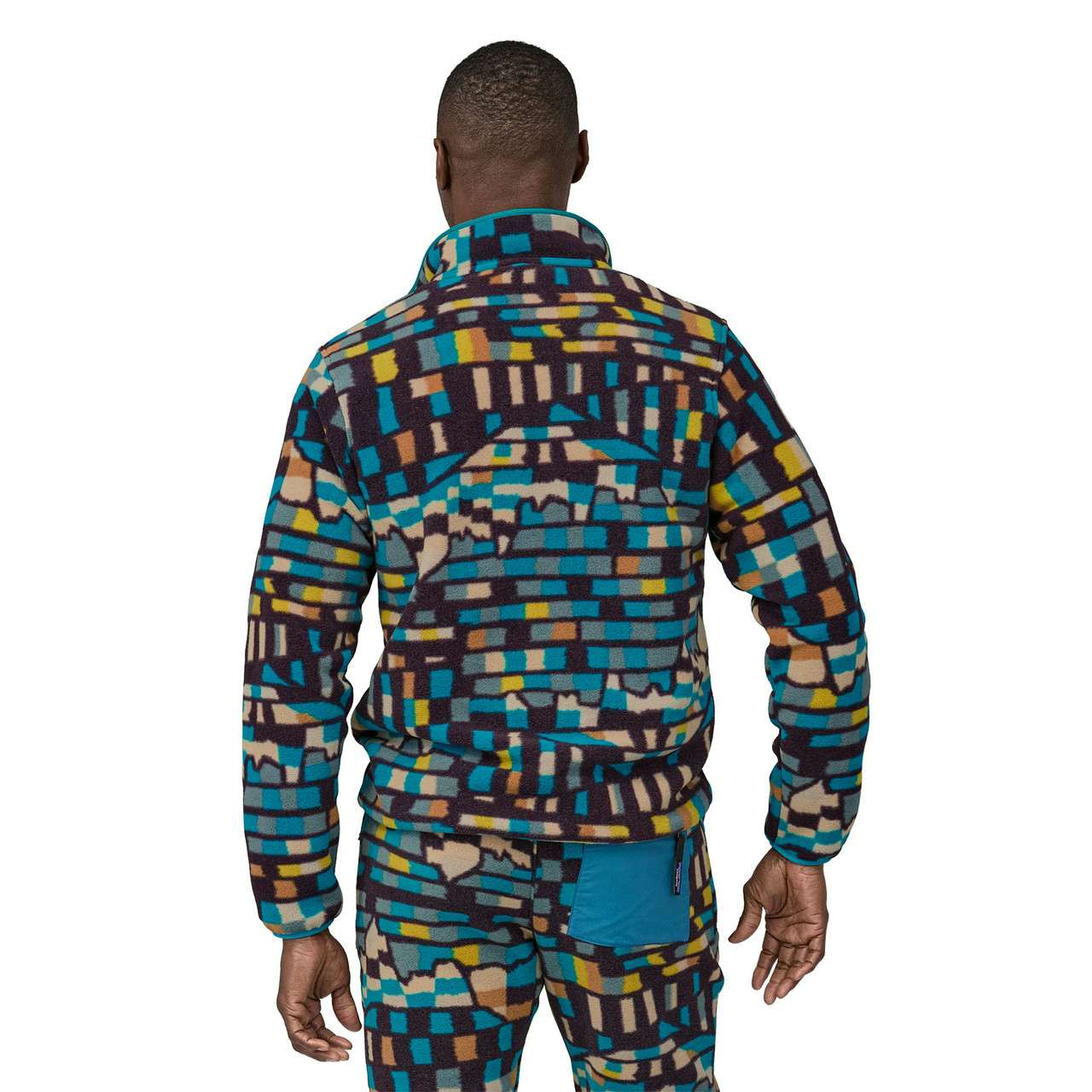 Lightweight Synchilla Snap-T Pullover Fitz Roy Patchwork/Belay 