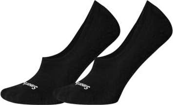 Everyday No Show Socks 2-Pack Black