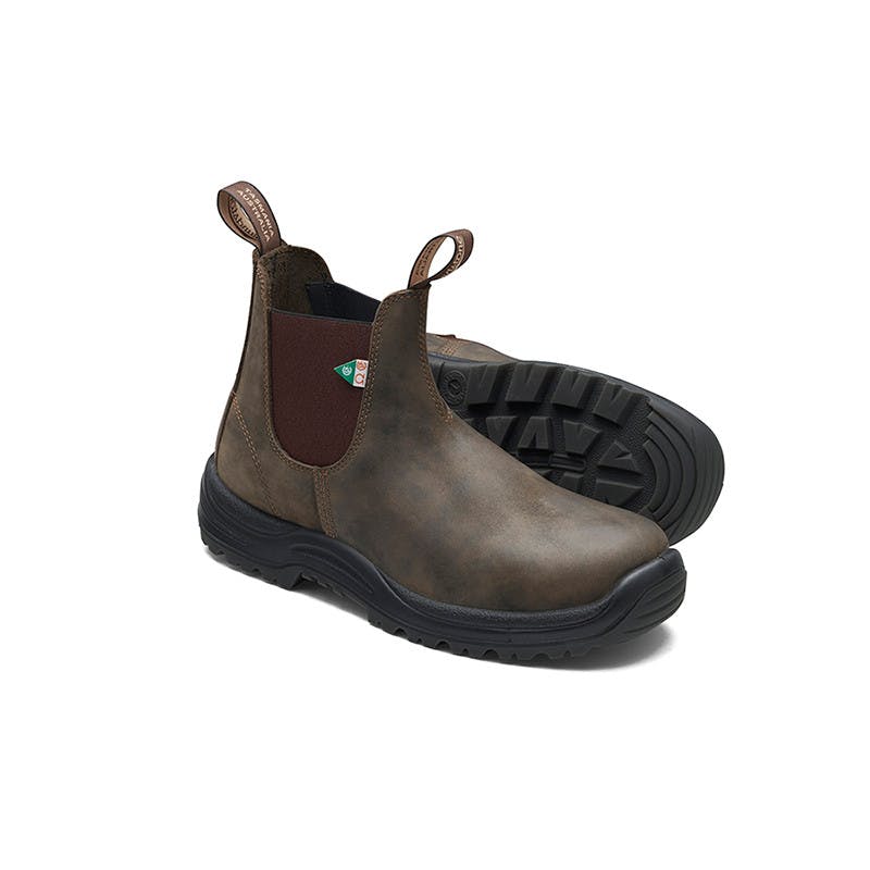 Work& Safety 180 Boots Rustic Brown