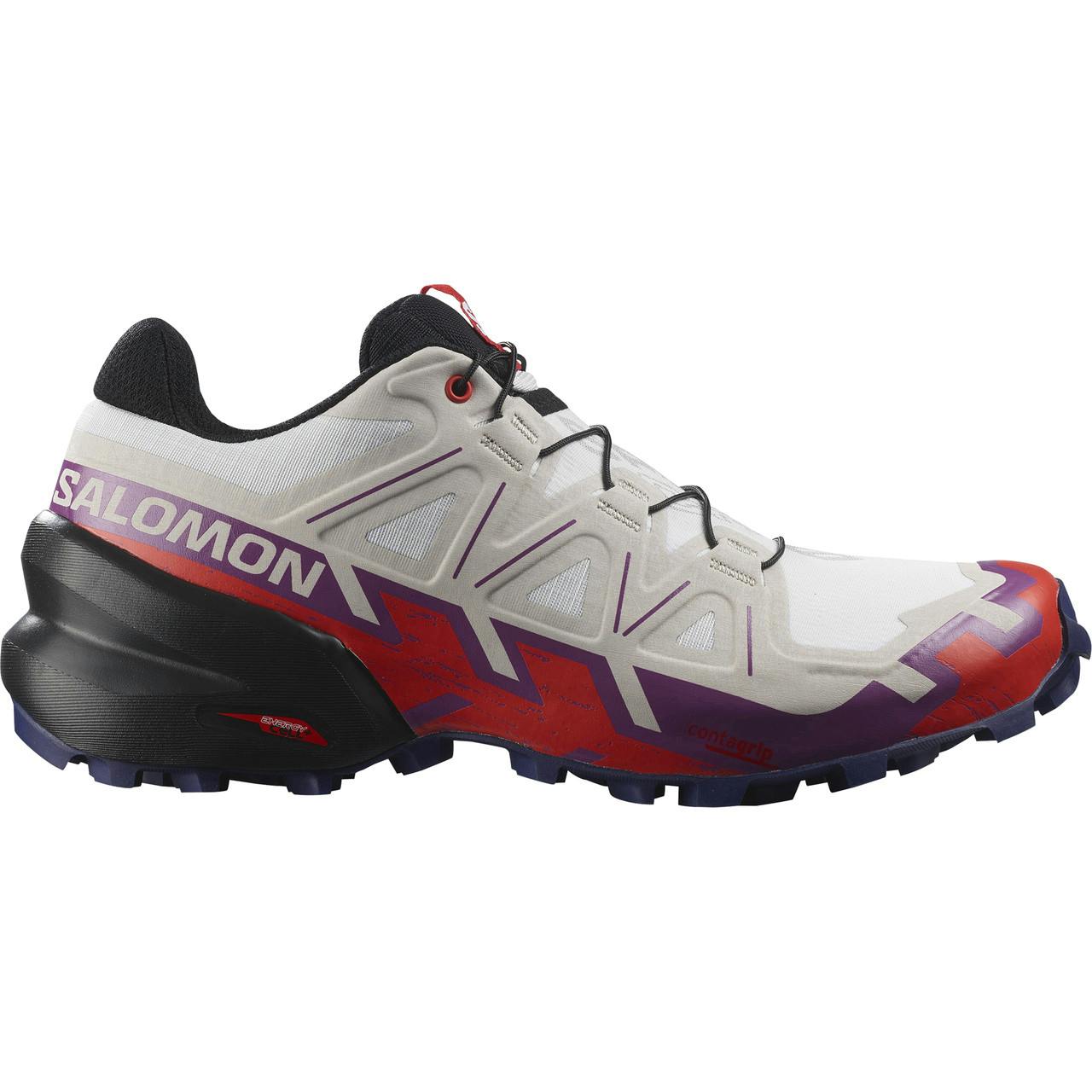 Speedcross 6 Trail Running Shoes White/Sparkling Grape/Fie