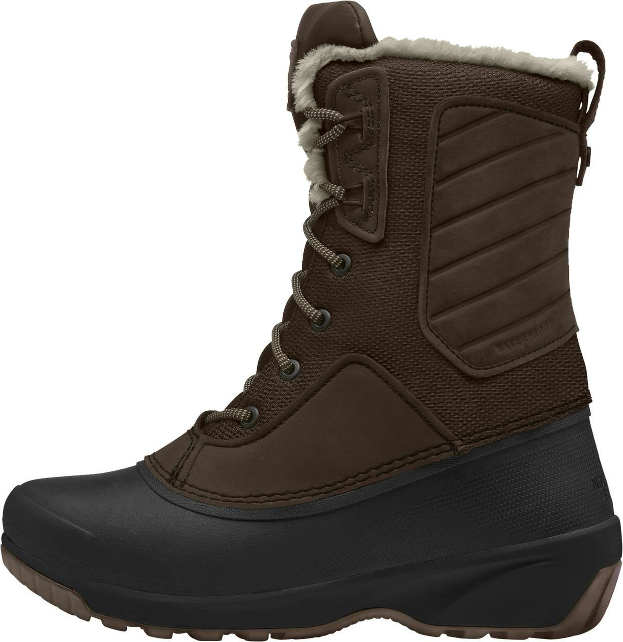 Shellista IV Mid Waterproof Boots Demitasse Brown/TNF Black
