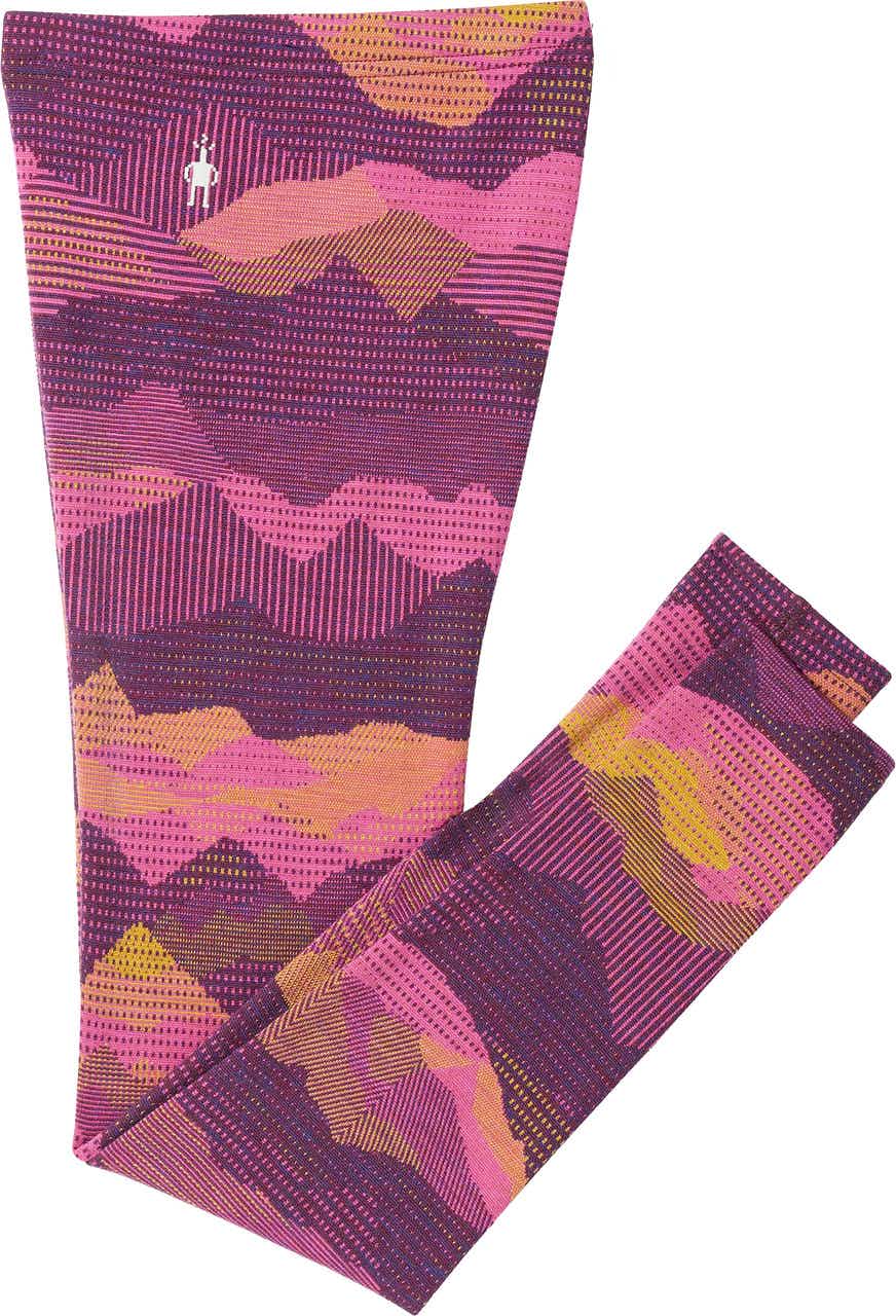 Classic Thermal Merino Base Layer Pattern Bottoms Purple Iris Mountain Scap