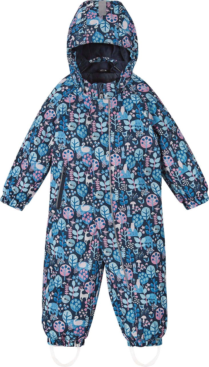 Puhuri Reimatec Winter Overall Floral Navy