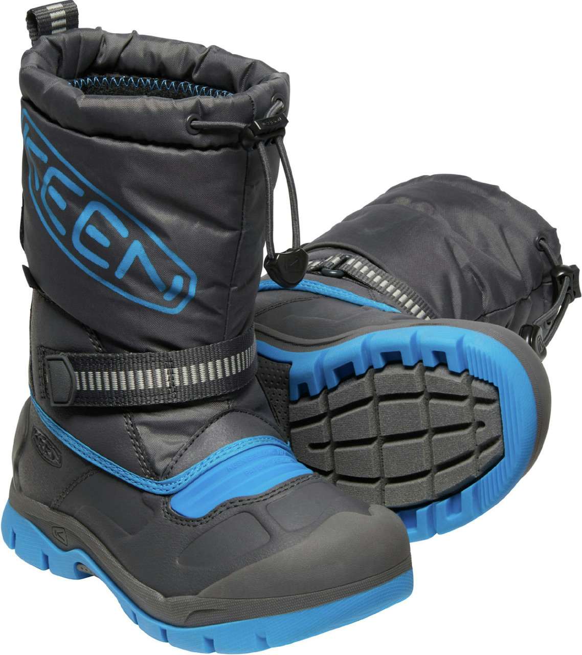 Snow Troll Waterproof Winter Boots Magnet/Blue Aster
