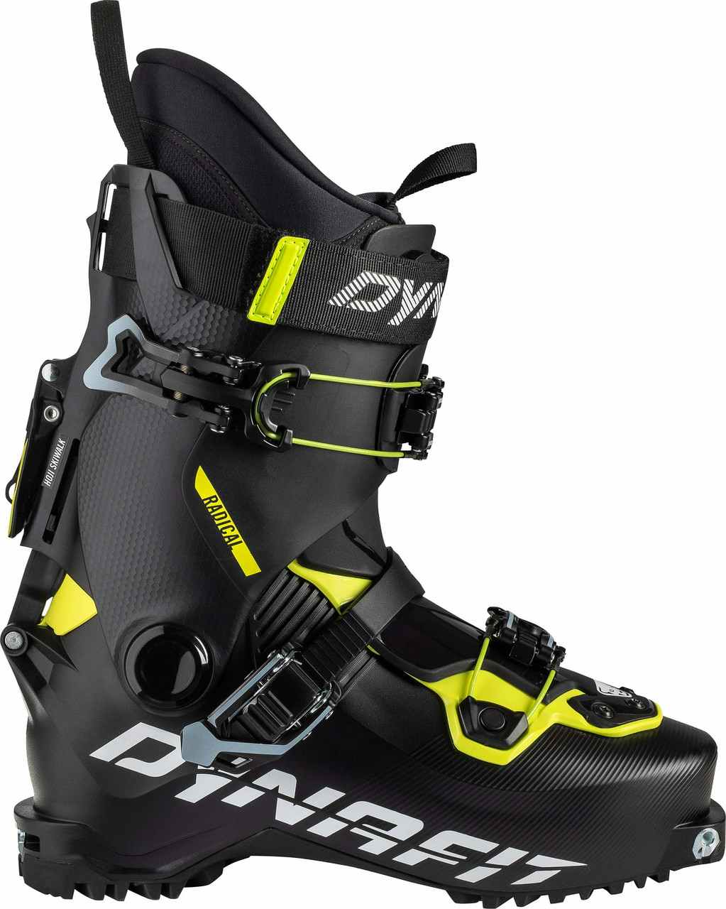 Bottes de skis Radical Noir/Jaune néon