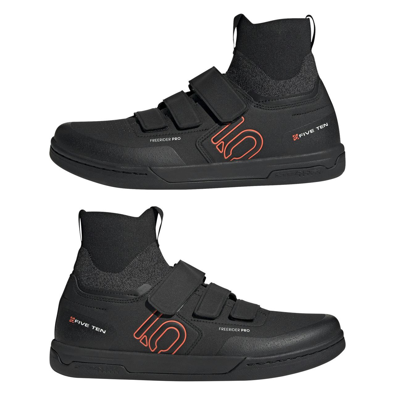 Freerider Pro Mid VCS Cycling Shoes Core Black/Solar Red/Grey