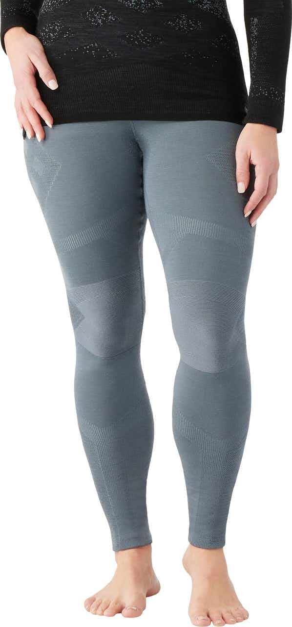 Intraknit Thermal Merino Base Layer Bottoms Pewter Blue-Lead