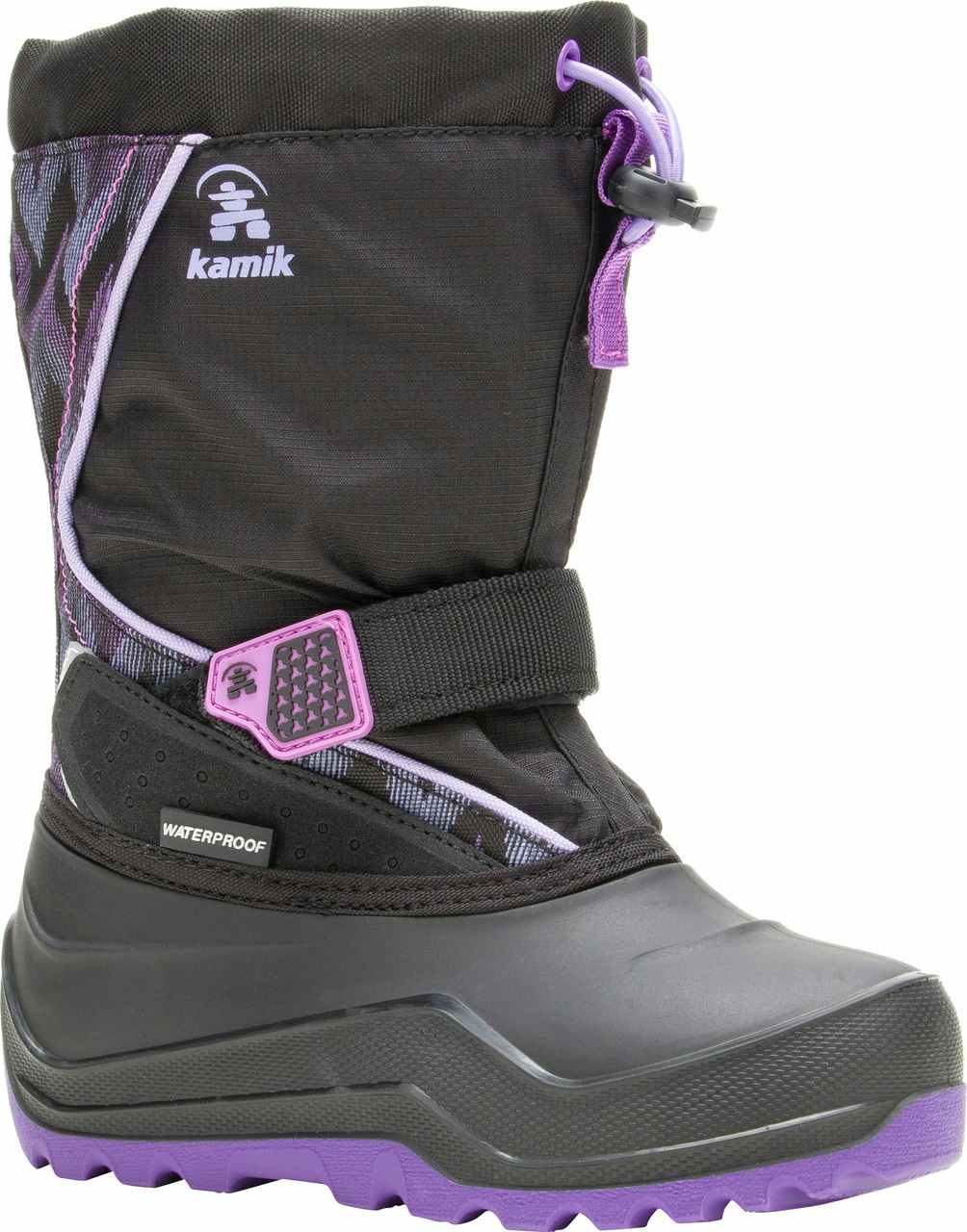 Snowfall P2 Waterproof Boots Black/Purple