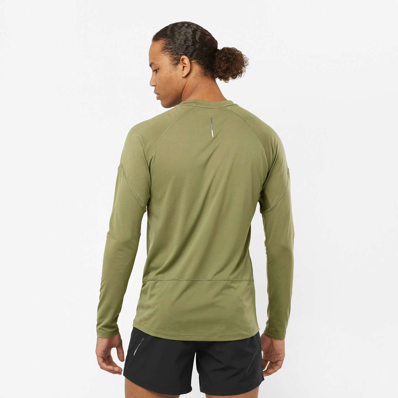 Cross Run Long Sleeve T-Shirt Deep Lichen Green