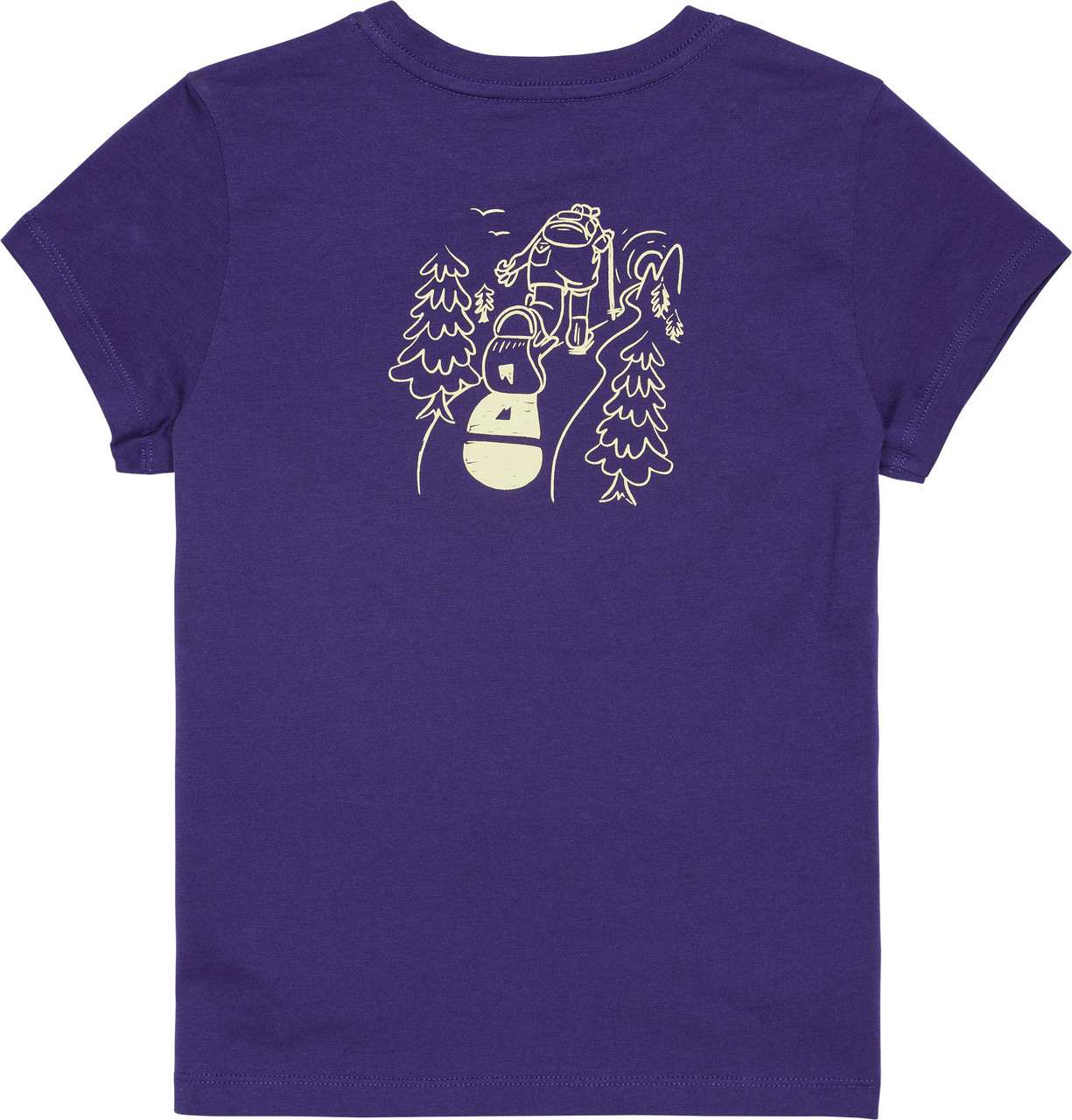 Fair Trade Tee Graphic Wildberry Leave no Trace