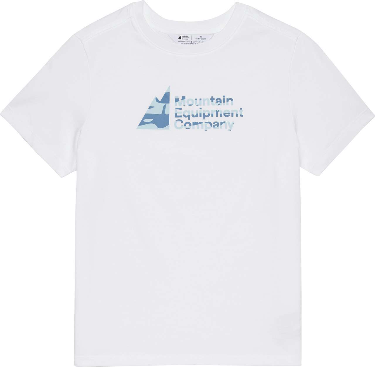 T-shirt graphique Fair Trade Logo Orca blanc
