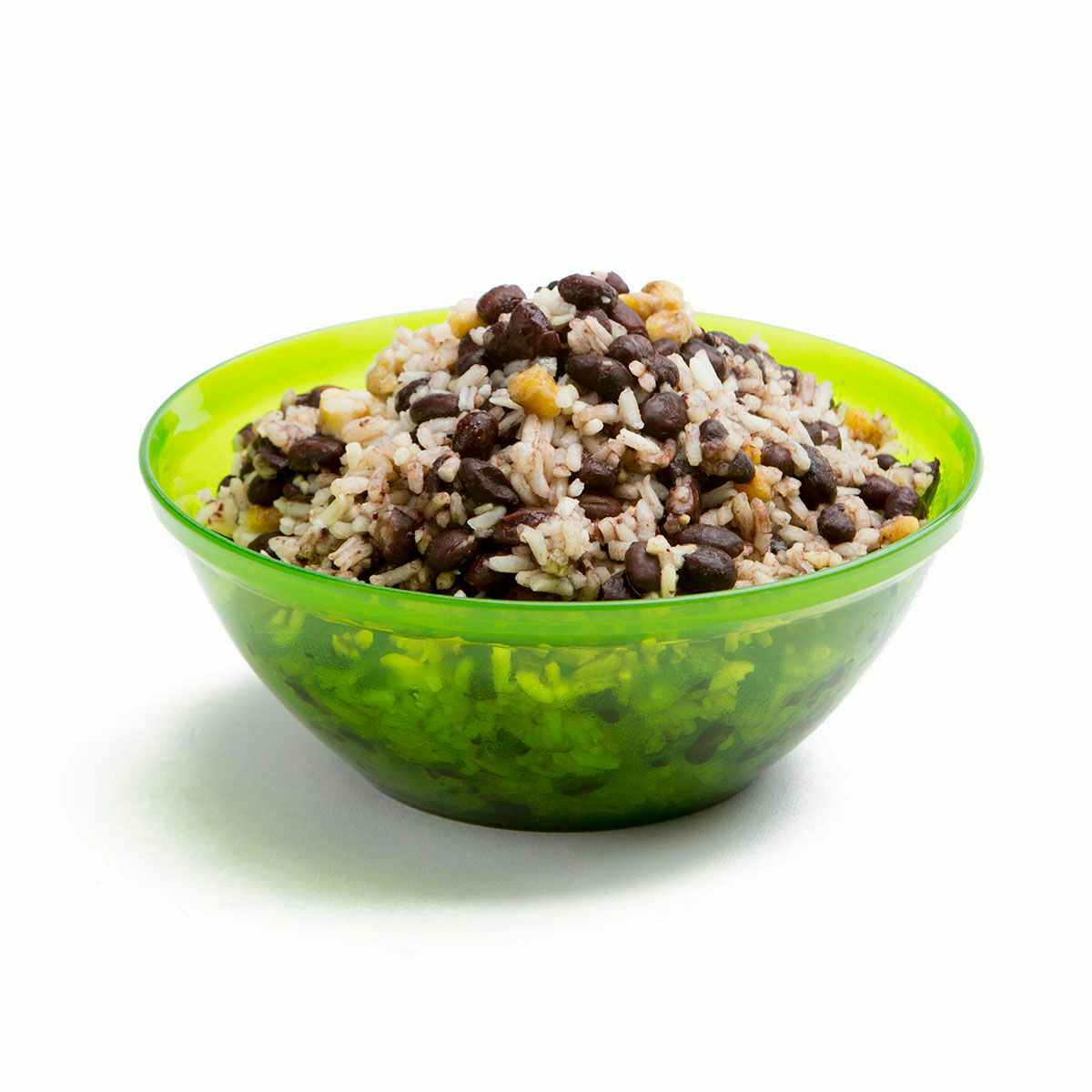Haricots noirs noix de coco et riz genre cubain NO_COLOUR