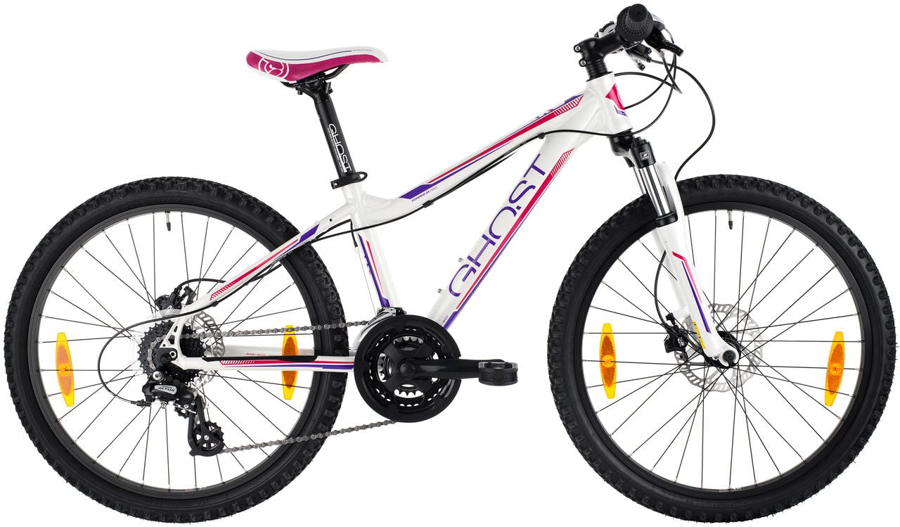 Powerkid 24 Bicycle (2013) White/Purple
