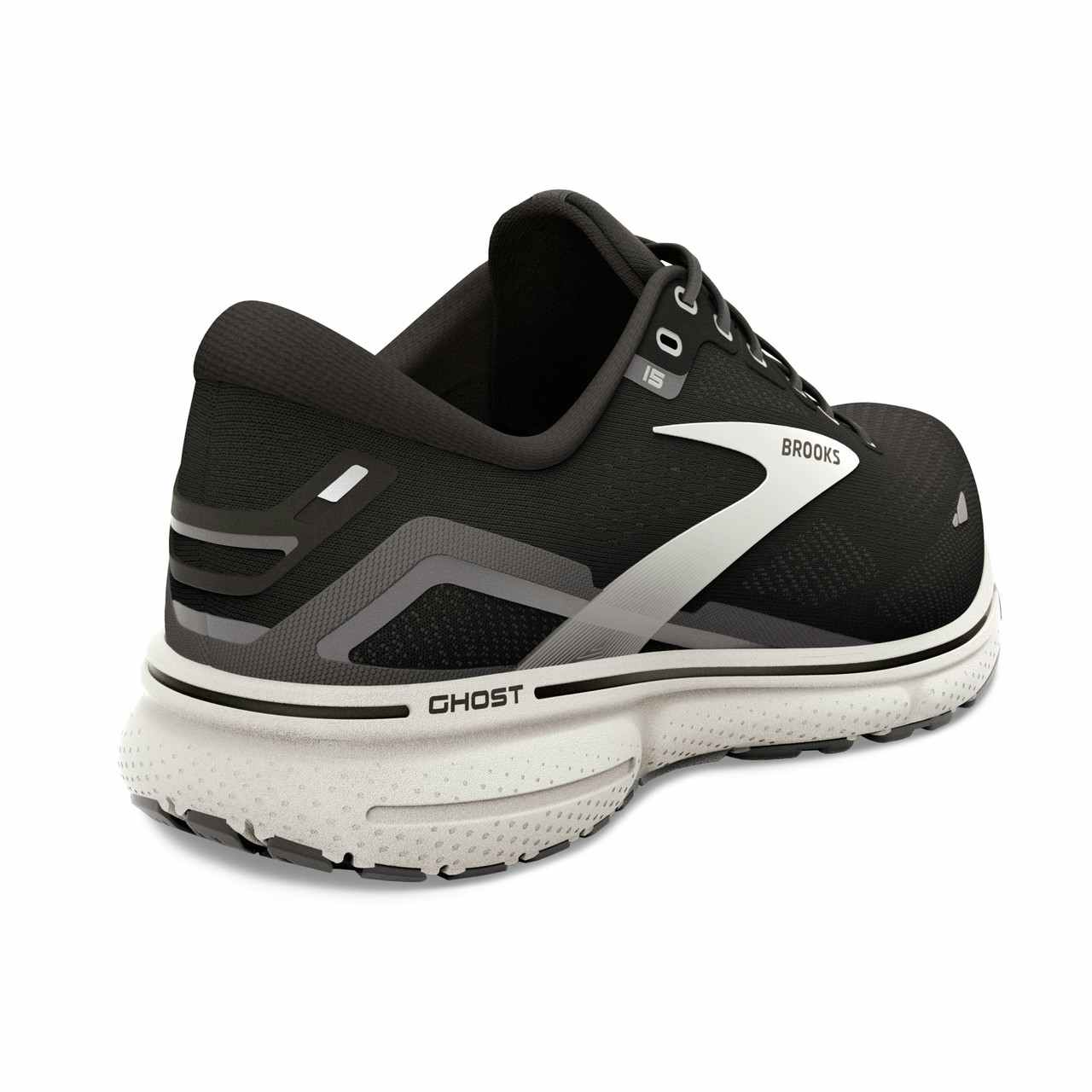 Ghost 15 Road Running Shoes Black/Blackened Pearl/Whi