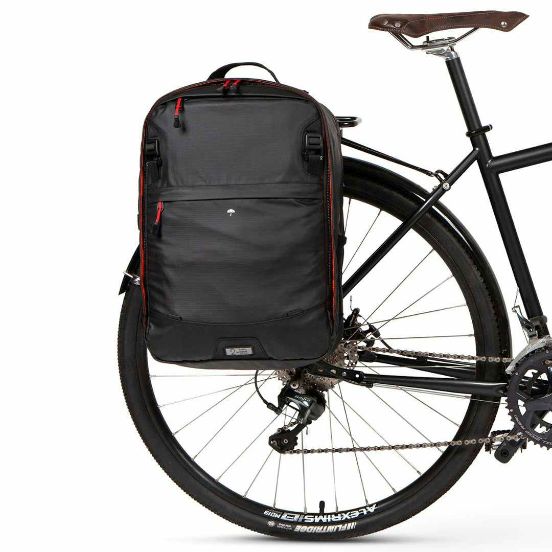 Pannier Backpack Convertible PLUS - Recycled Fabri Black