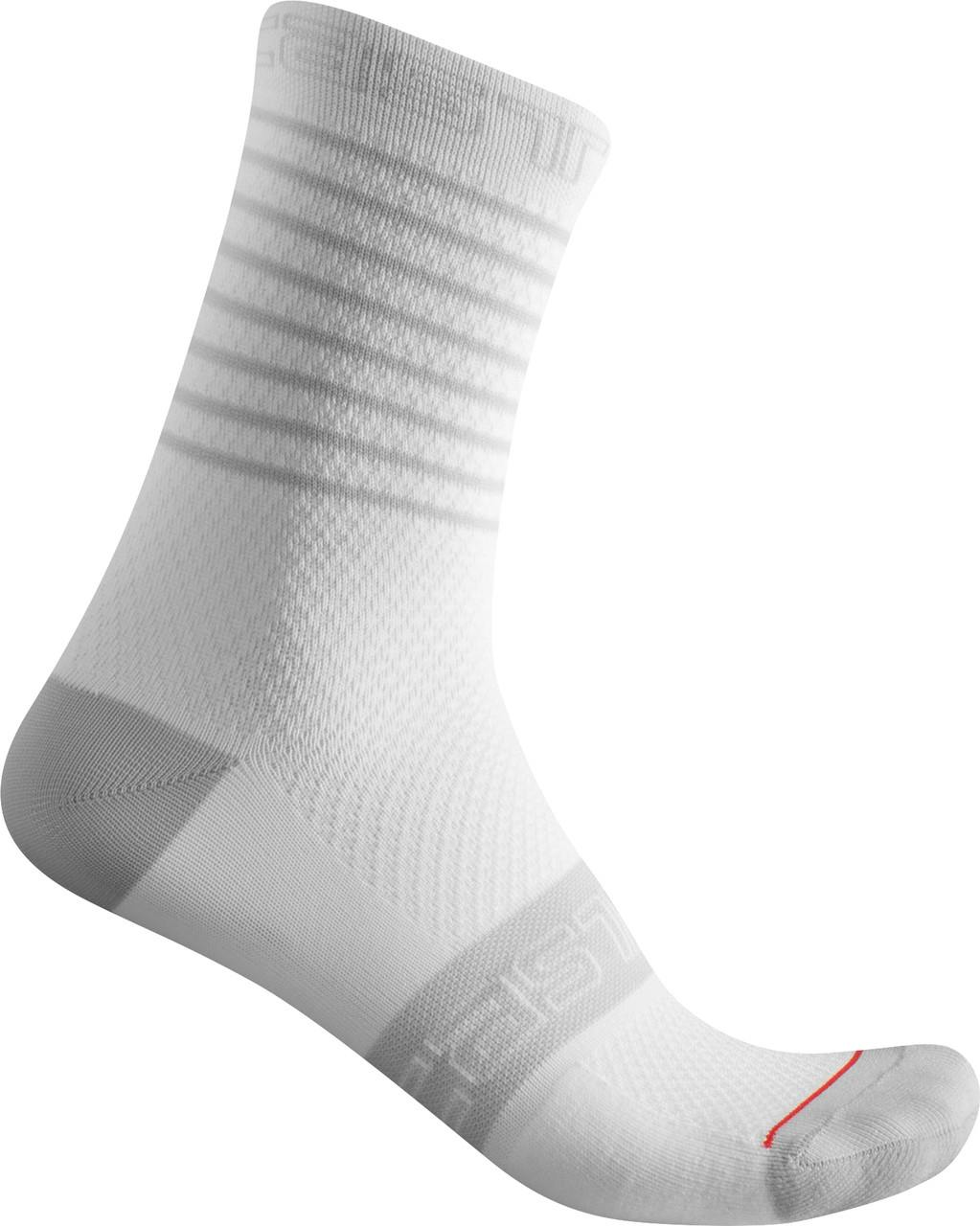 Superleggera 12 Inch Socks White