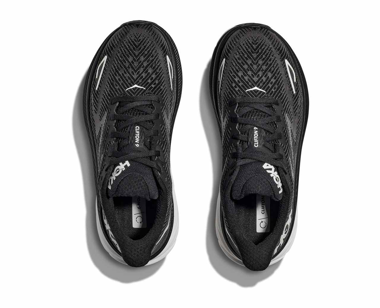 Clifton 9 Road Running Shoes Black/White