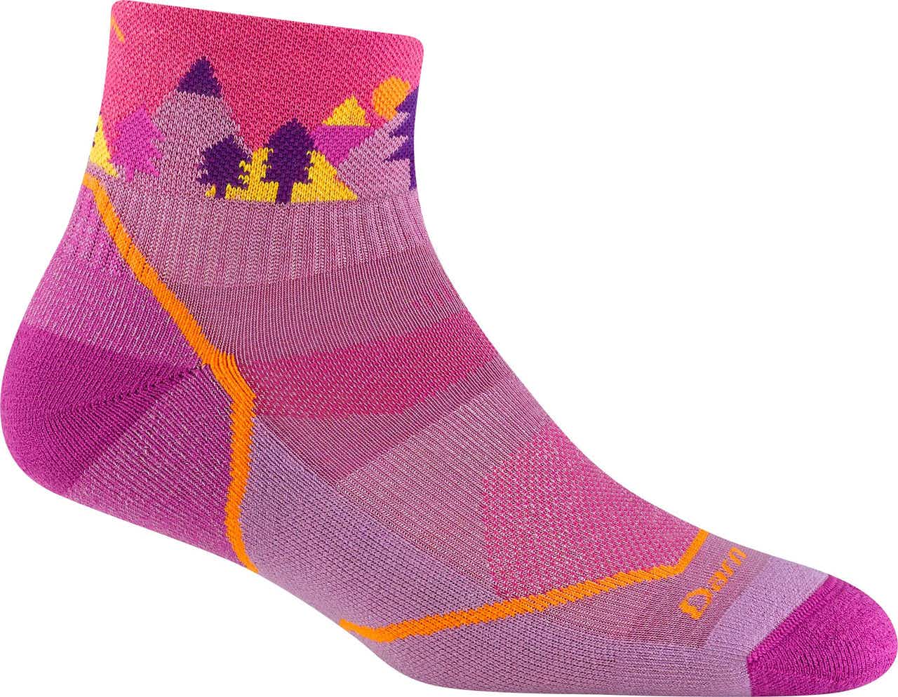 Quest 1/4 Lightweight Socks Violet