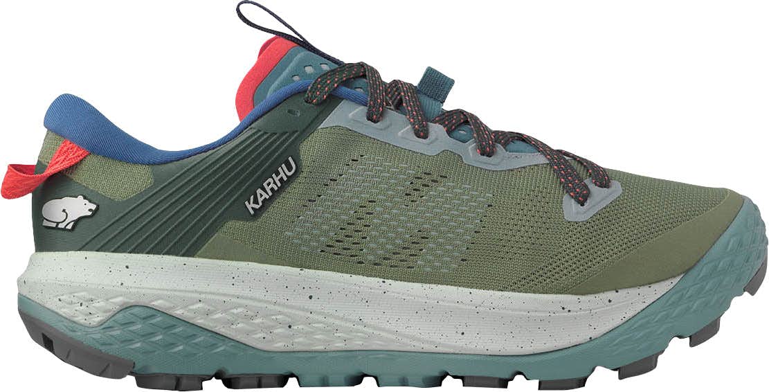 Ikoni Trail 1.0 Trail Running Shoes Oil Green/Mineral Blue