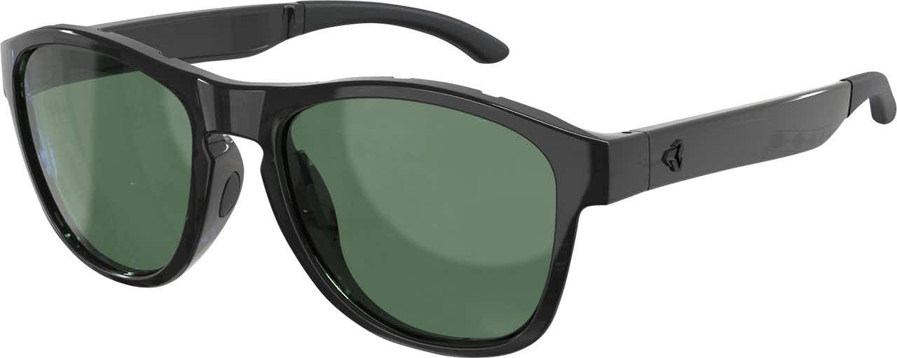Bourbon Colourboost Sunglasses Black/Green Lens