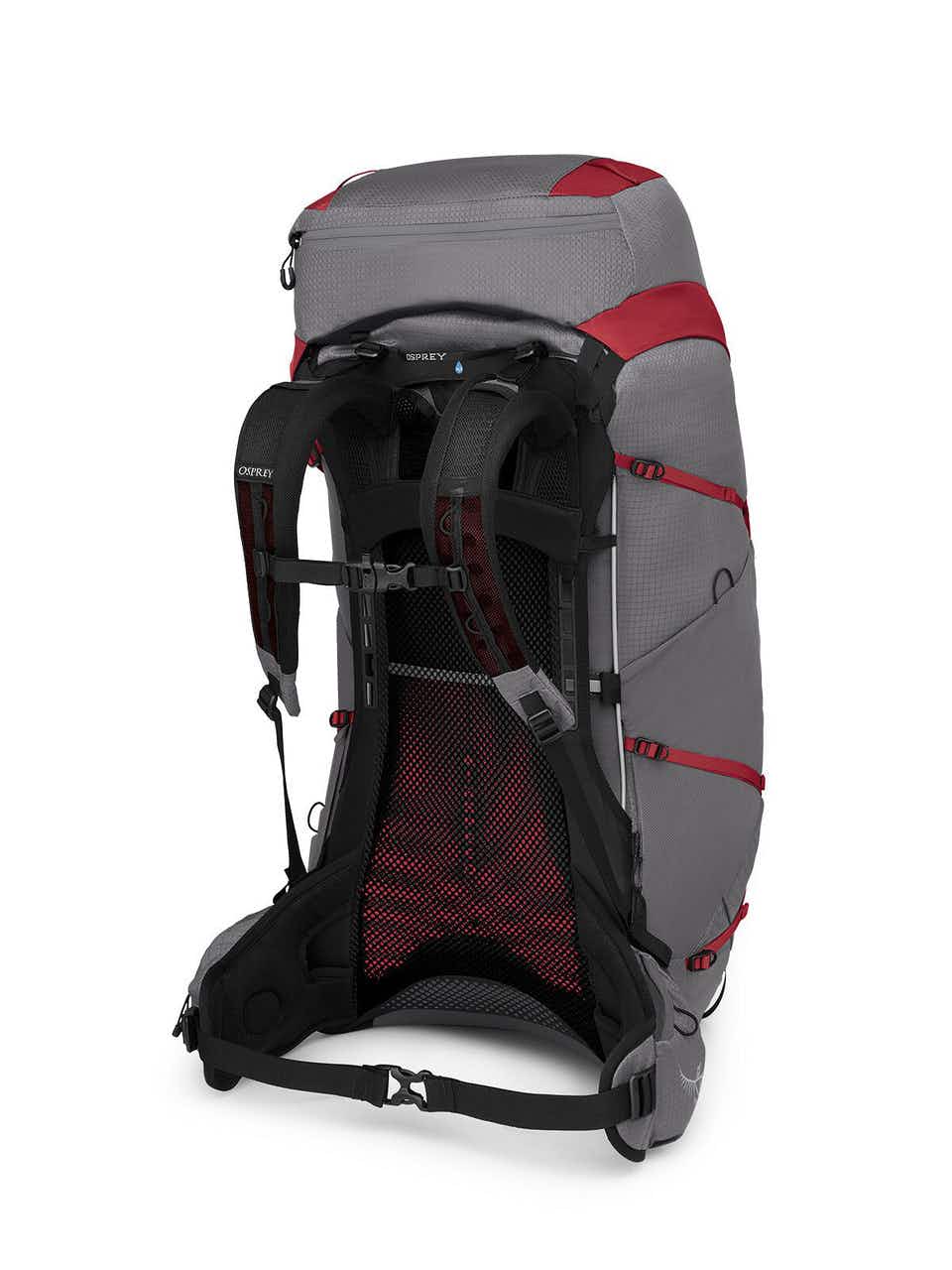 Eja Pro 55 Backpack Dale Grey/Poinsettia Red