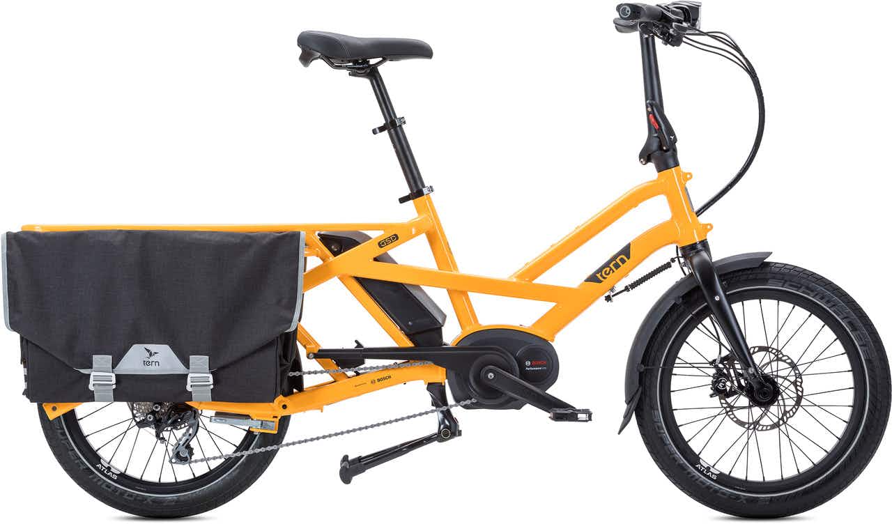 Vélo électrique GSD S10 avec sacoches Caergo Hold Mangue