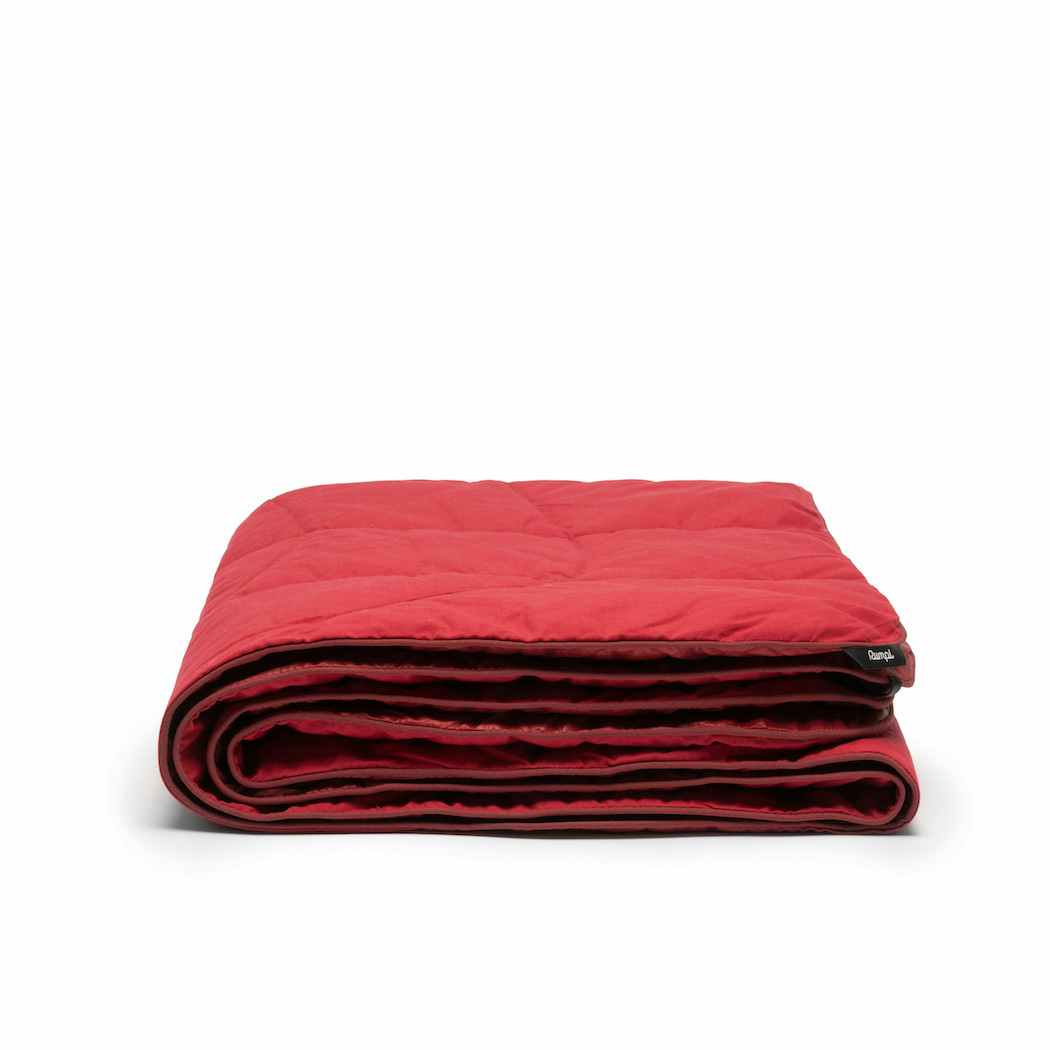 NanoLoft Flame Puffy Blanket Crimson