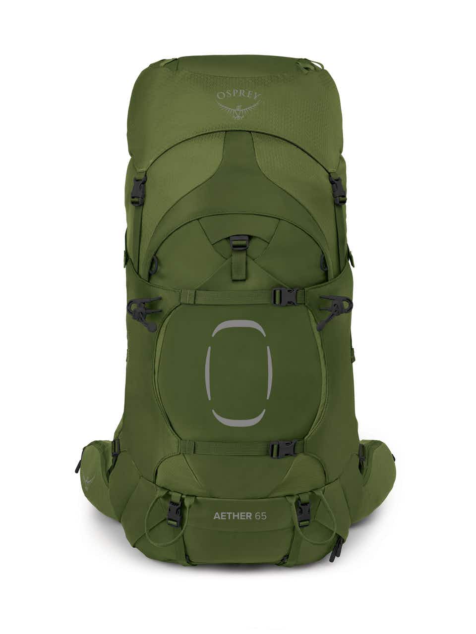 Aether 65 Extended Fit Pack Garlic Mustard Green