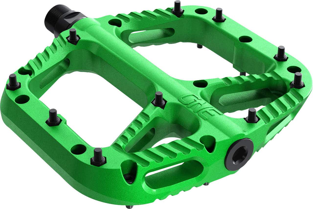 Composite Flat Pedals Green