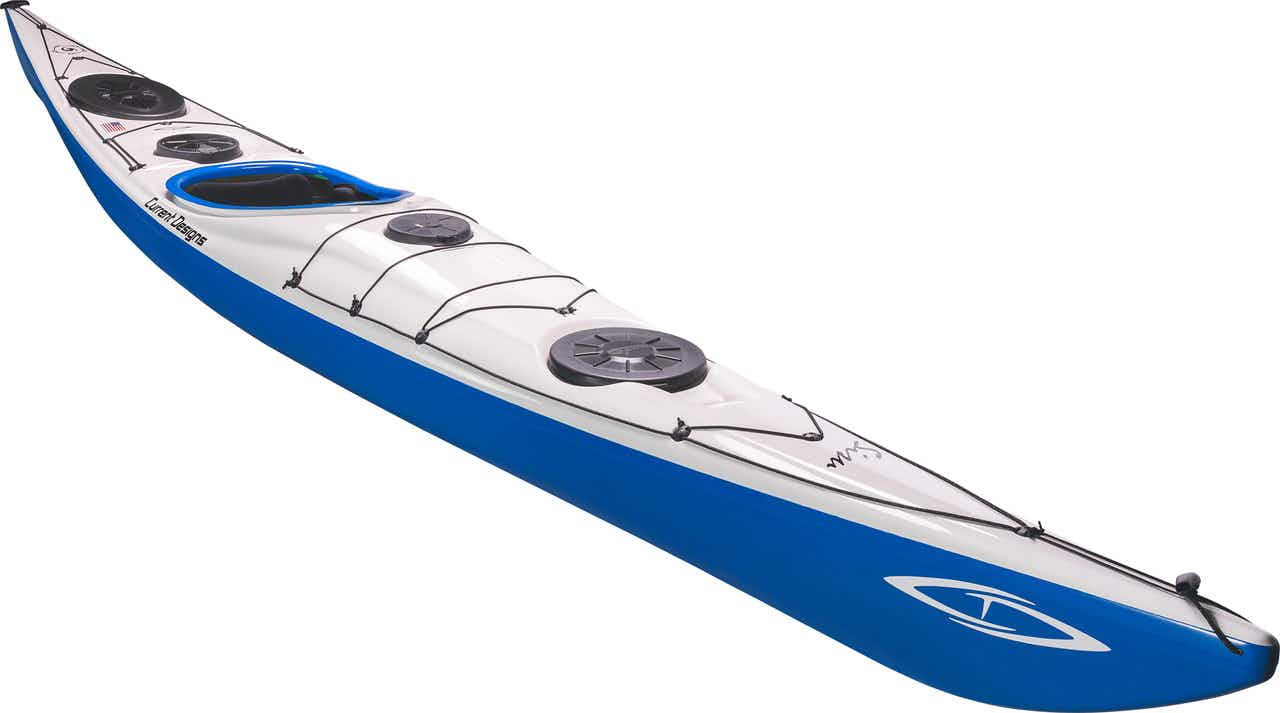 Sisu Sea Fiberglass Kayak Smoke/Blue/Blue