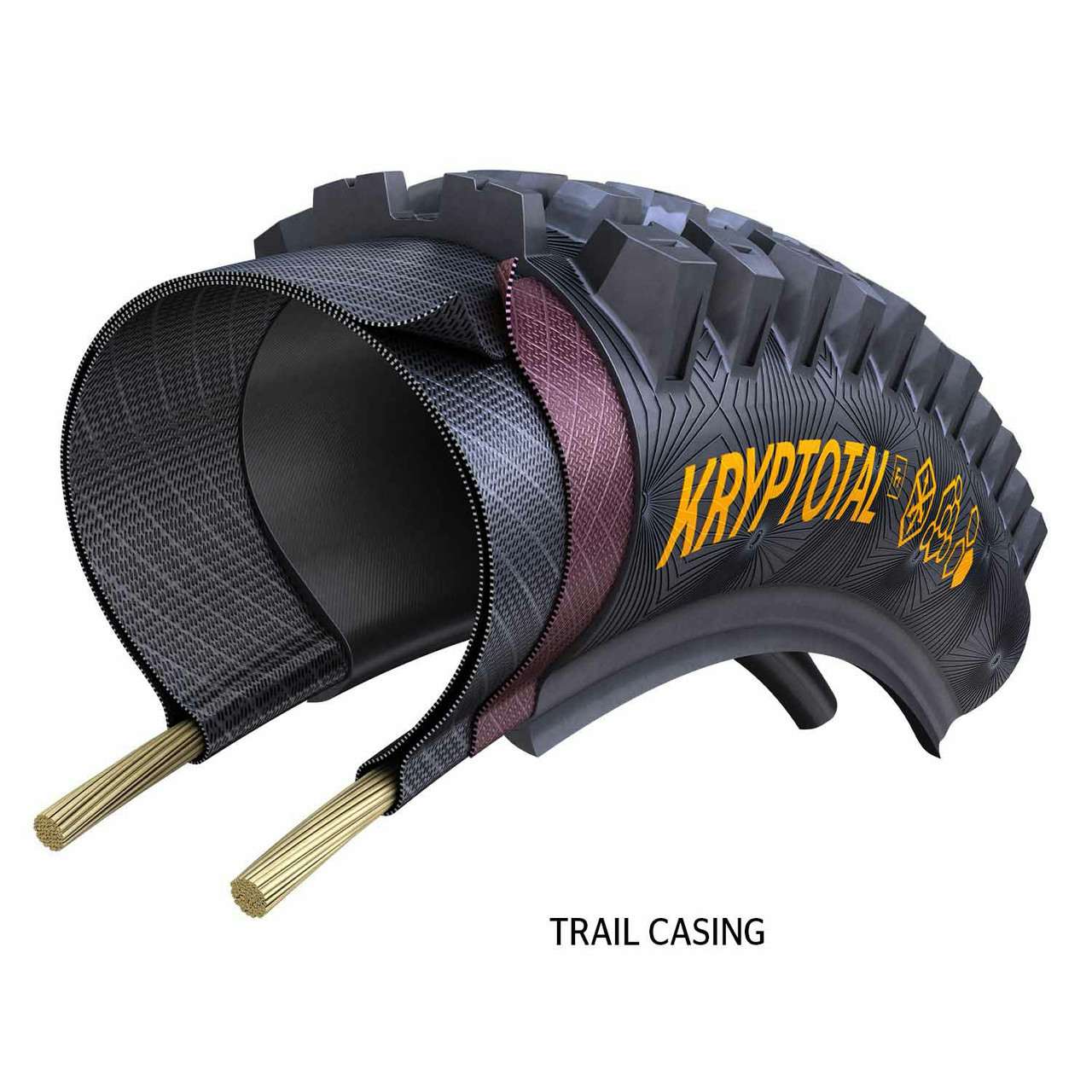 Kryptotal 29 x 2.40in. R Trail Endurance Folding T Black