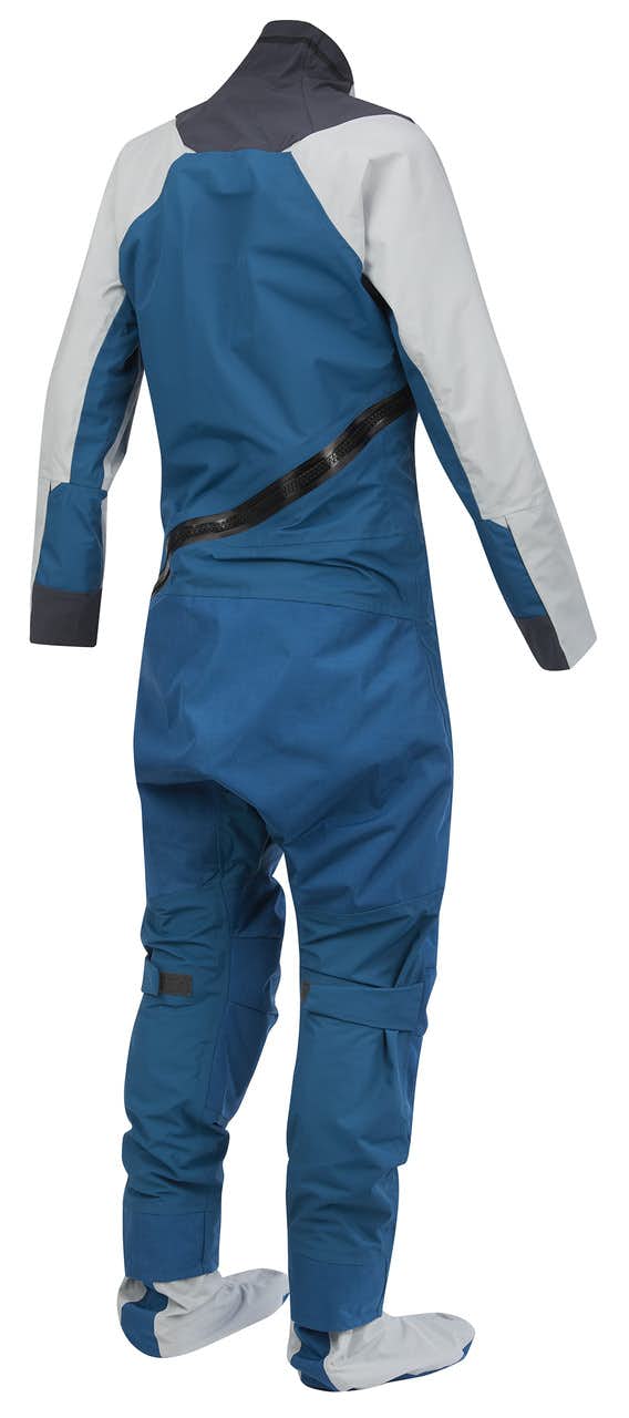 Helix Dry Suit w/ Latex Gasket Ocean Blue - Mid Grey