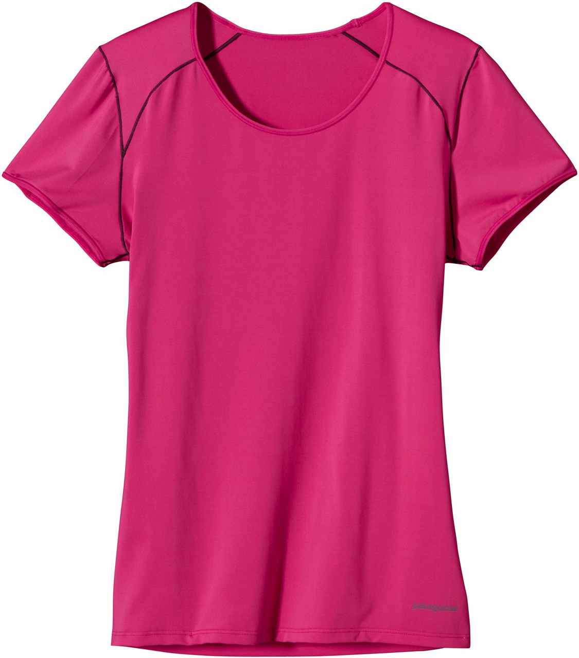 T-shirt ultraléger extensible Capilene 1 Éclat rose