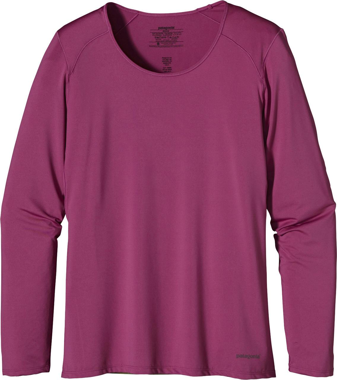 Capilene 1 Silkweight Stretch Long-Sleeved Crew Rossi Pink