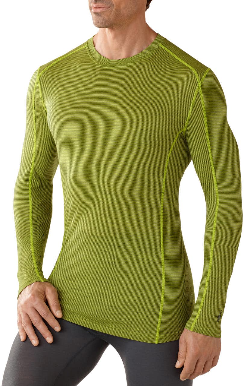 Maillot à col rond NTS Micro 150 Pattern Vert Smartwool
