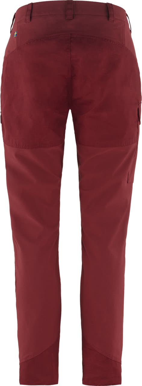 Nikka Curved Trousers Bordeaux Red