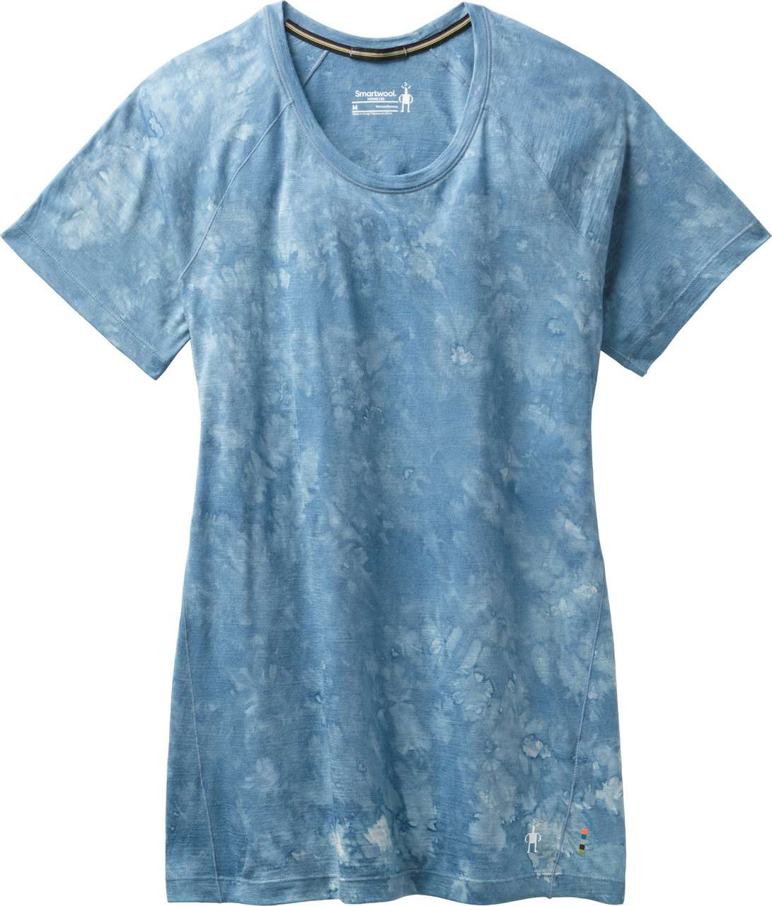 Merino 150 Base Layer Short Sleeve Cloudy Blue Marble Wash