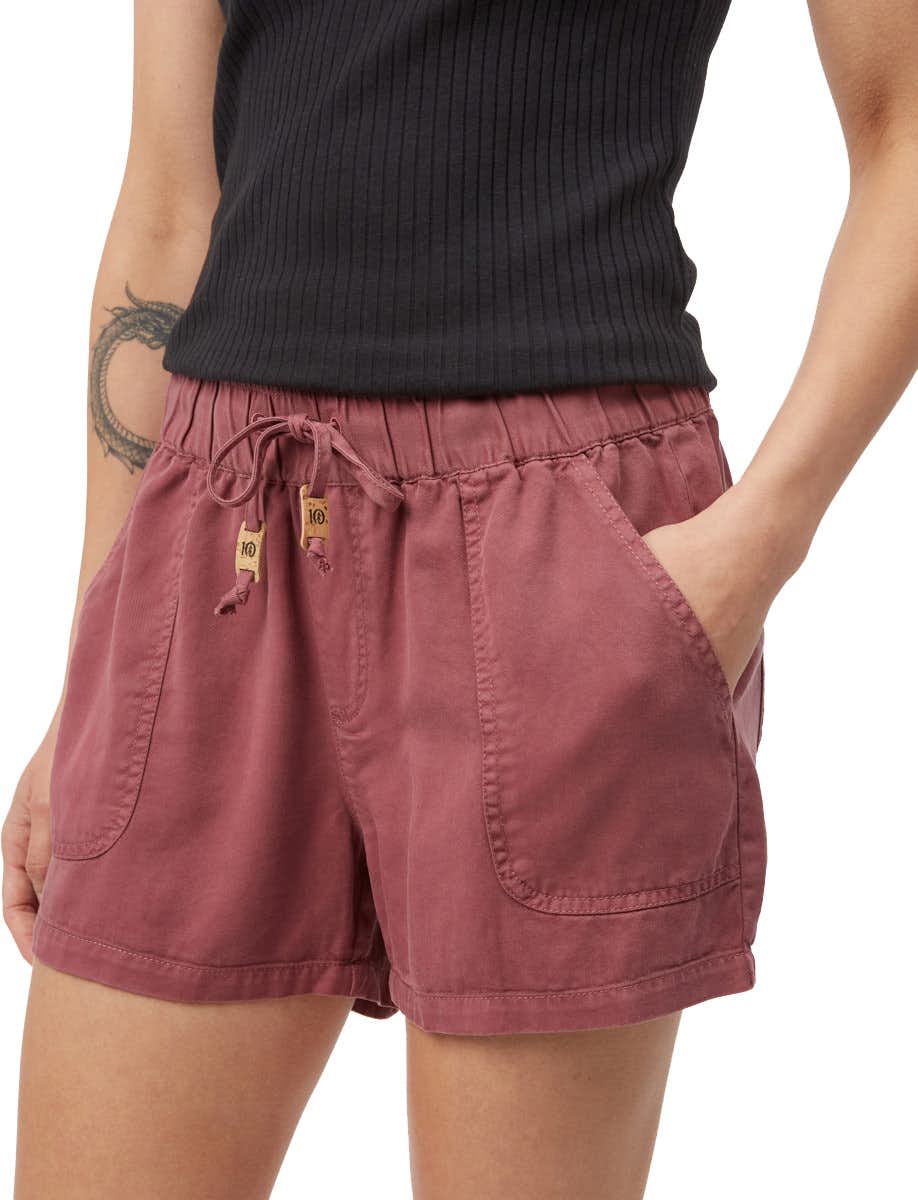 Tencel Instow Shorts Crushed Berry