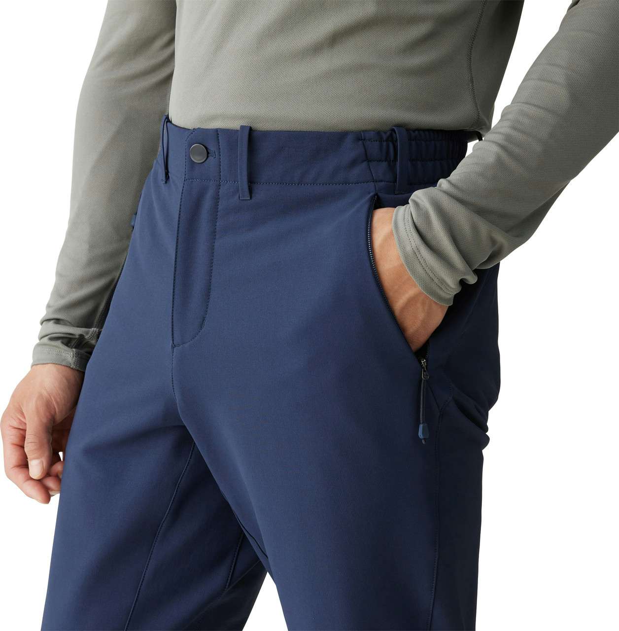 Pantalon coquille souple Tobo Grège