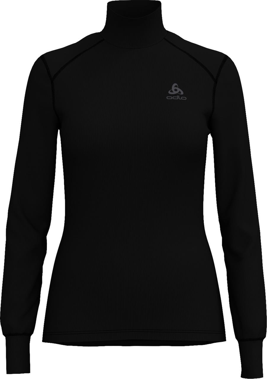 Base Layer Top Turtle Neck Long Sleeve Active Black