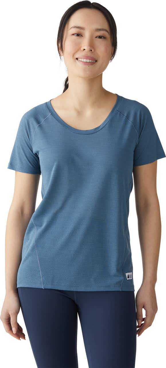 T-shirt Core Train Bleu rétro chiné