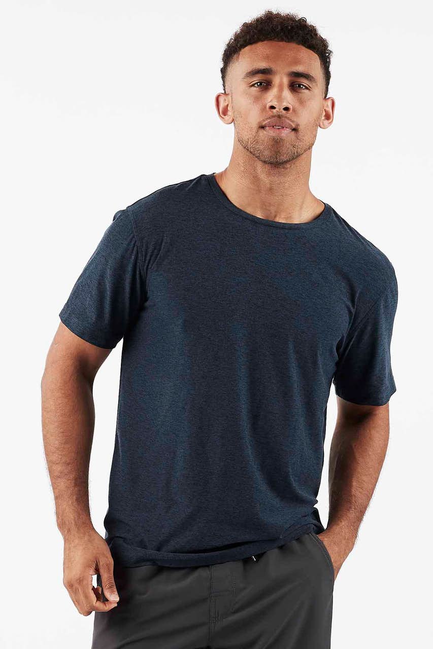 T-shirt Strato Tech Marine chiné