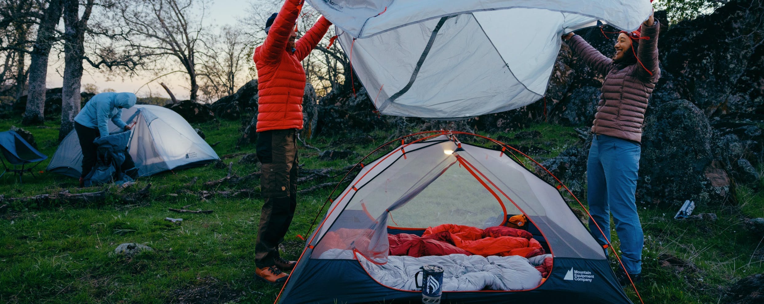 The latest, lightest, roomiest and coziest camp gear to make wild spaces feel like home.