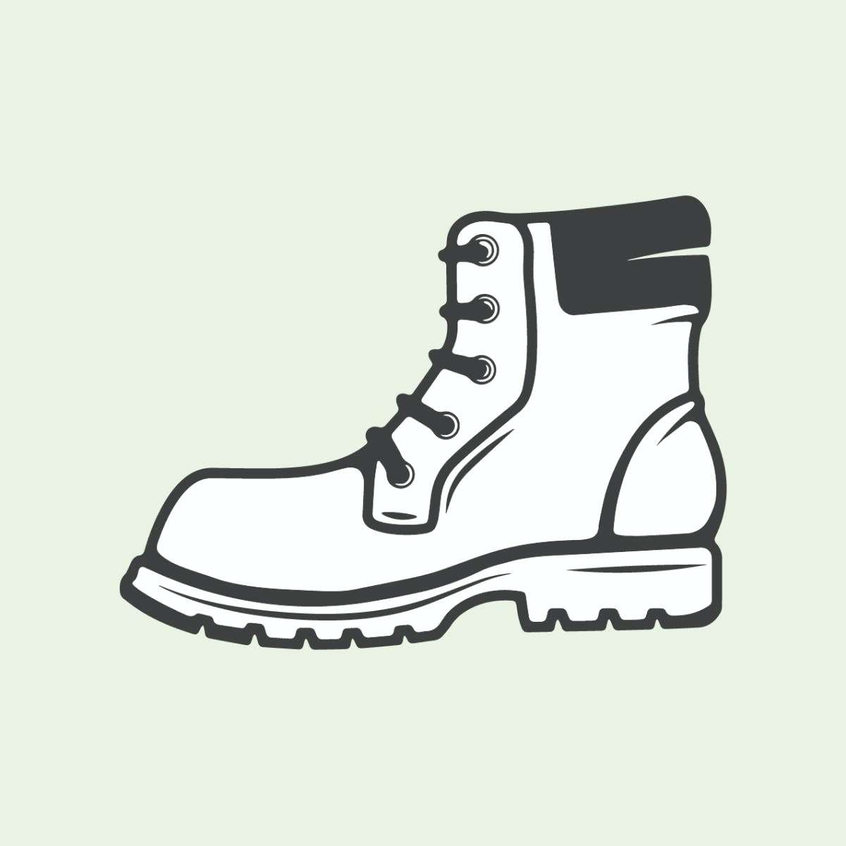 Icon of a hiking boot