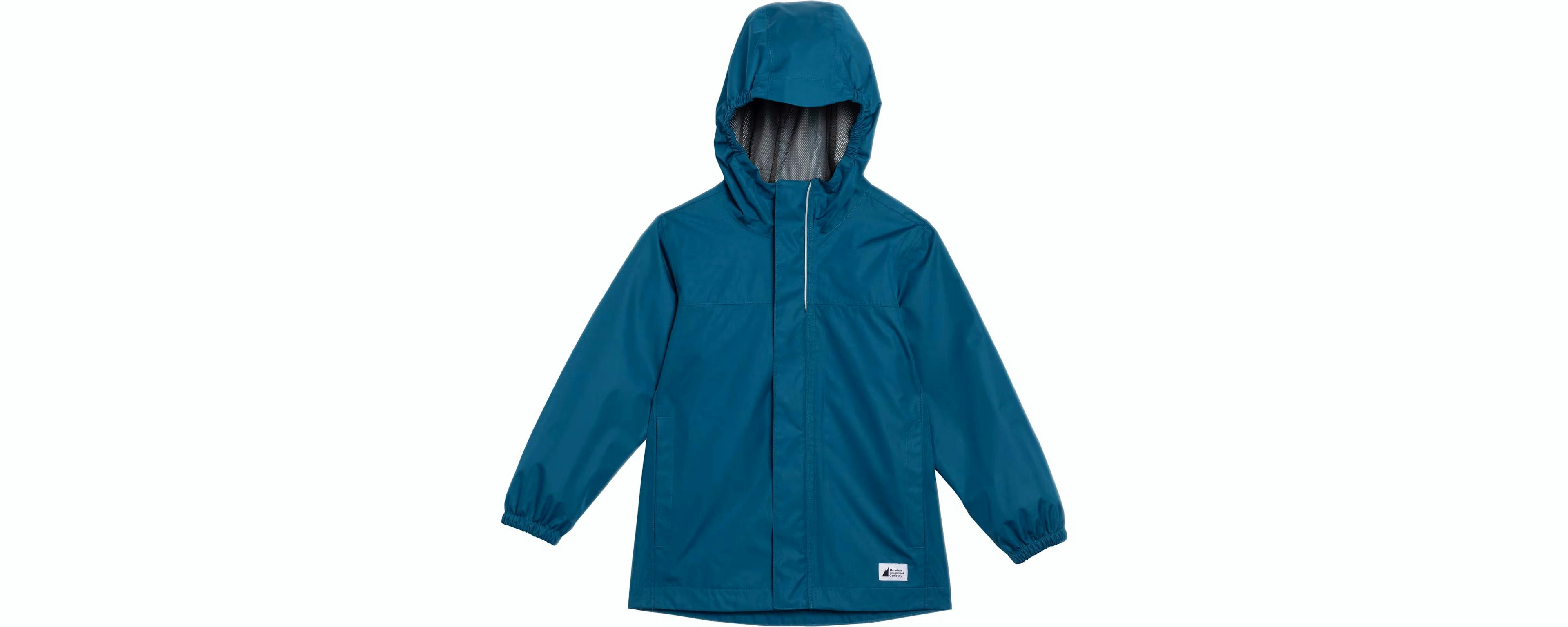Medium blue rain jacket
