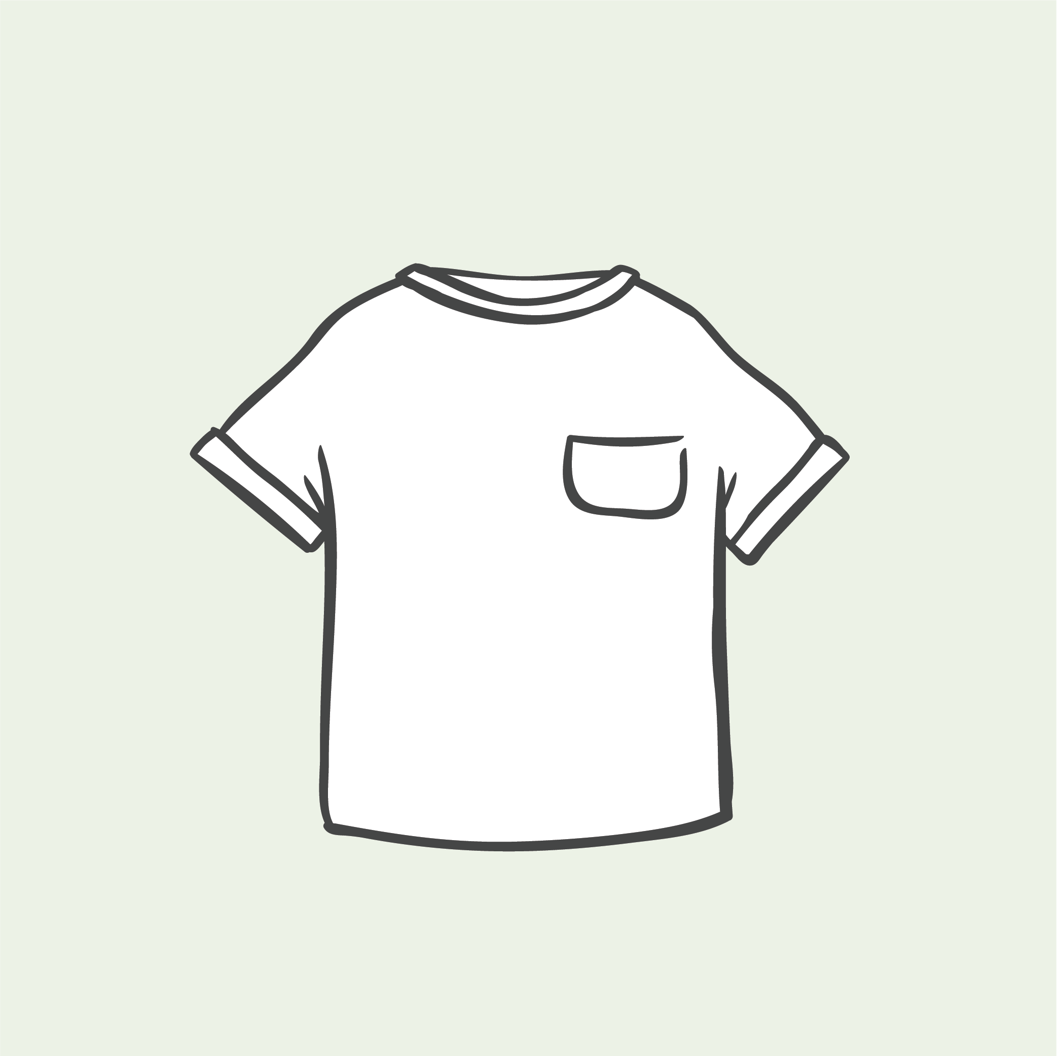 Illustration of a t-shirt