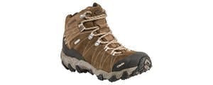 Brown mid-top Keen hiking boot