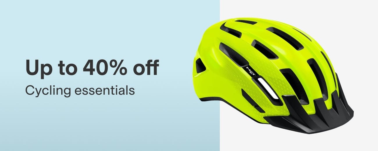 Shop up to 40% off cycling essentials deals 